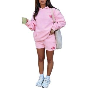 White Fox Sweat Shorts NWT